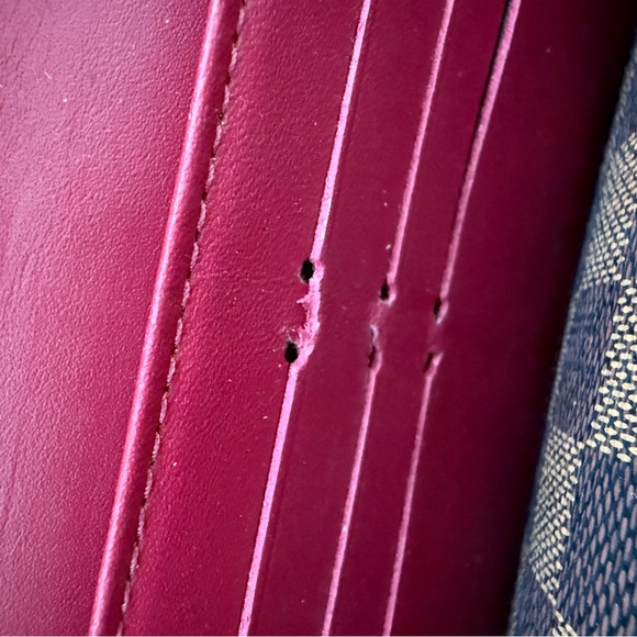 Louis Vuitton Portefeuille Croisette Damier Canvas/Leather Long Wallet - Picture 10 of 16